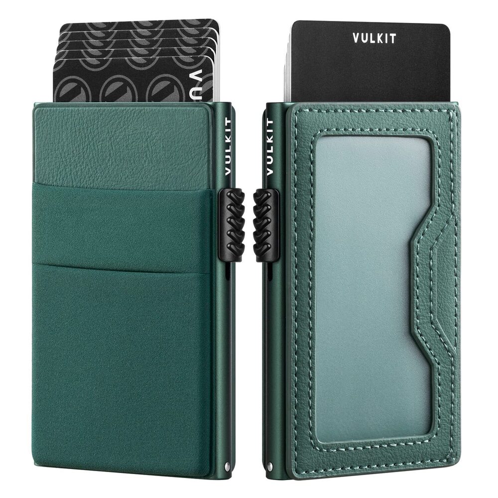 7360 Minimalist Wallet with ID Window & EDC Pocket Pop Up Card Holder RFID